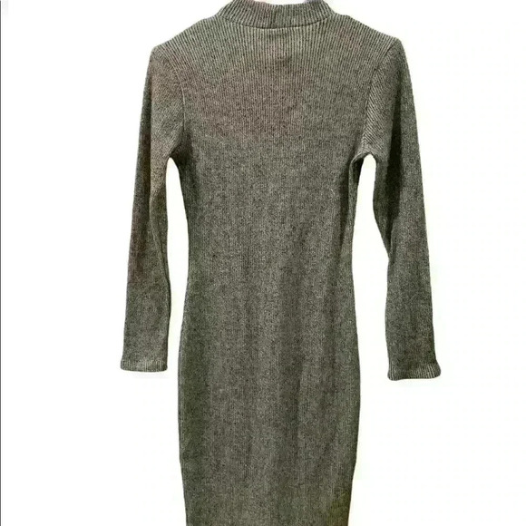 COPY - Lulu’s Grey Sweater Dress - Picture 2 of 3